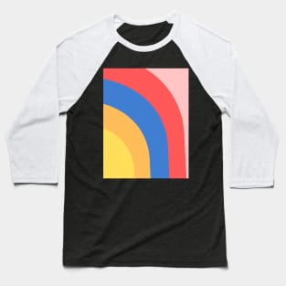 Boho abstract rainbow pattern Baseball T-Shirt